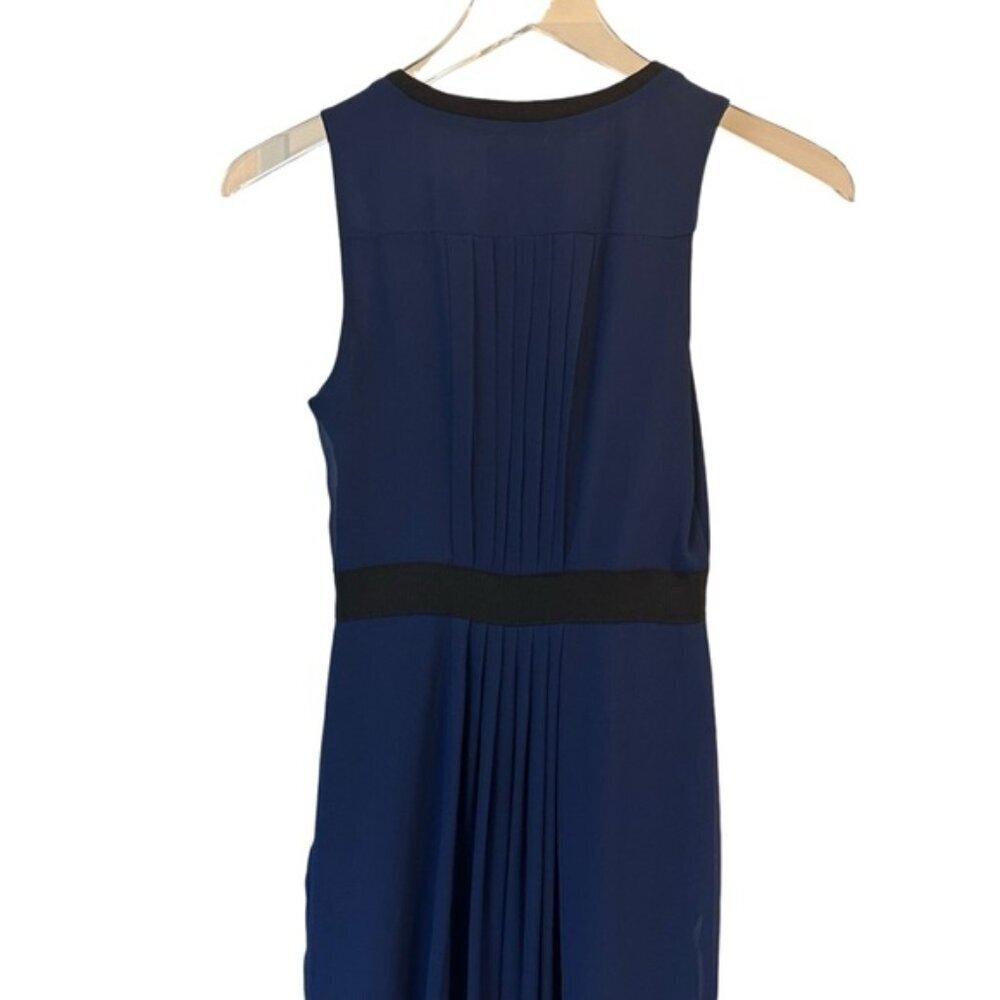 Kirna Zabete | Navy & Black Detail Maxi Dress Size 2 - Picture 7 of 11